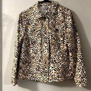 Chicos leopard print jacket